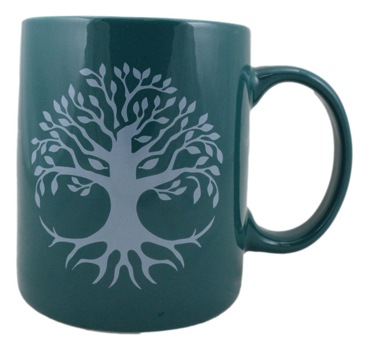 Pack Of 2 Wicca Celtic Tree Of Life Sacred Geometry Bone China Coffee Mug Cups