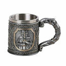 Ebros Crusader Knight Collectible Resin Figurine Drinkable Coffee Mug