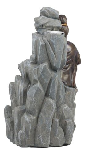Ebros Bodhisattva Kuan Yin Buddha Backflow Incense Burner Statue 7.5"H