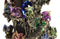 Ebros Medieval Renaissance Castle Tower Fortress by Stepped Rocky Cliff Display Stand Statue With 12 Miniature Dragons In Different Poses Figurine 13 Piece Set Featuring Color Changing LED Night Light