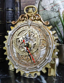 Steampunk Alternative Science Fate Anguistralobe Geared Desktop Clock Figurine
