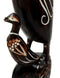 Balinese Wood Handicrafts Waterfront Mother Duck & Duckling Figurine 16.5"Long