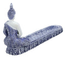 Ebros Terracotta Thai Buddha Amitabha Meditating in Dhyana Mudra Incense Holder Statue