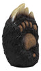 Ebros Western Rustic Forest Black Bear Paw With Claws LED Night Light Statue 6.75"H