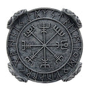Ebros Thor Mjolnir Hammer Talisman Compass Jewelry Trinket Box Figurine 5"L