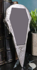 Edgar Poe Nevermore Gothic Raven Crow Skull Decorative Macabre Hand Mirror