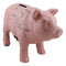 Small Ceramic Country Farmhouse Pig Swine Pork Butcher Chart Piggy Coin Bank Jar