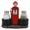 Highway Route 66 Old Fashioned Gas Pump Station Salt And Pepper Shakers Set