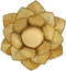 Ebros Seashells Lotus Flower Votive Tea Light Candle Holder (Set of 3)