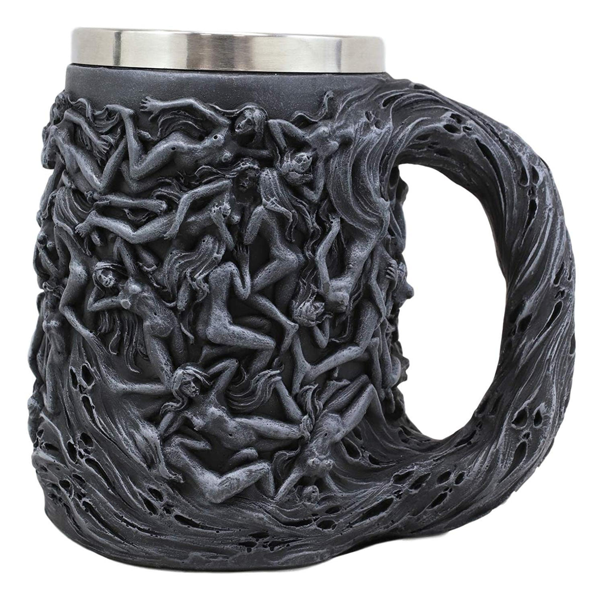 Ebros Large Gothic Ossuary Sexy Nude Erotica Tantric Voodoo Tattoo Morphing Female Bodies Coffee Mug Drinking Cup Tankard