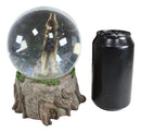 Majestic Lone Wolf Howling Water Globe Collectible Water Ball Home Decor