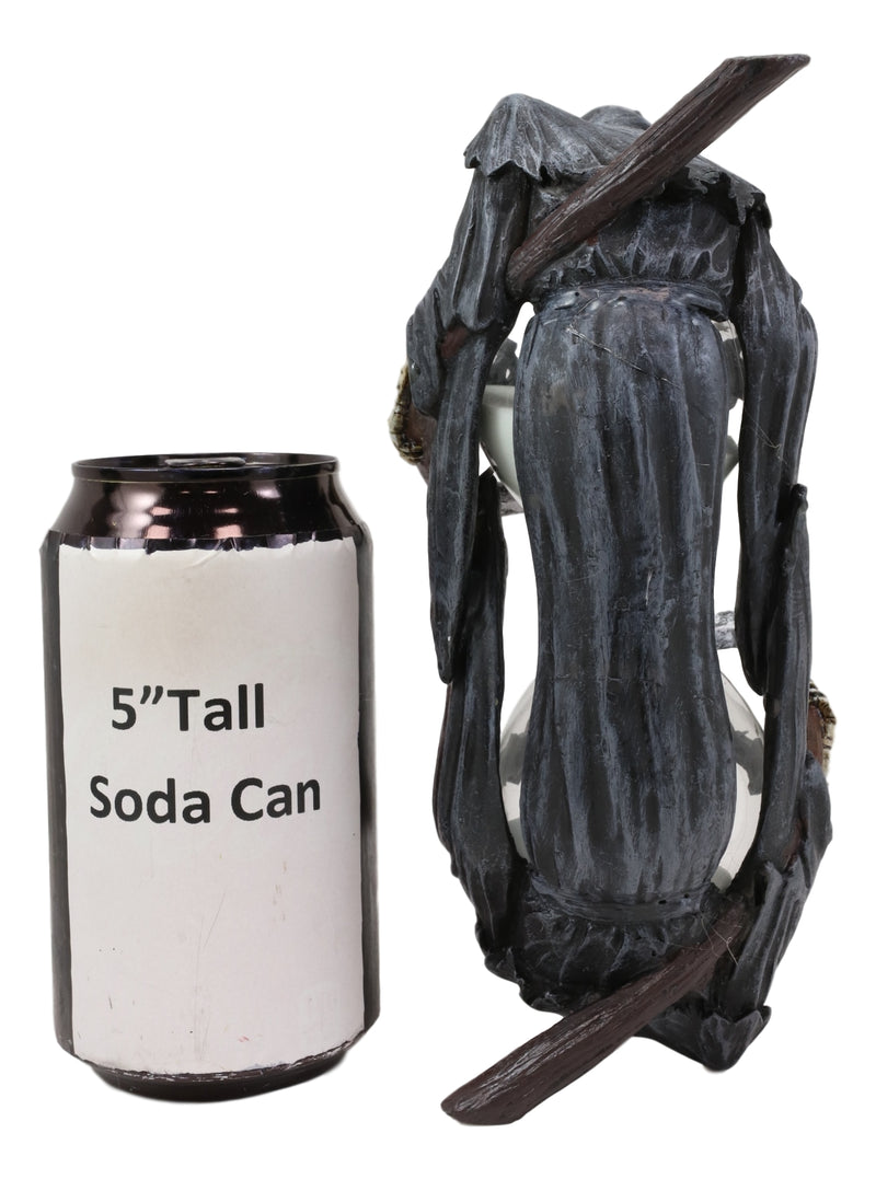 Soul Harvester Time Waits For No Man Gothic Grim Reaper With Scythe Sand Timer
