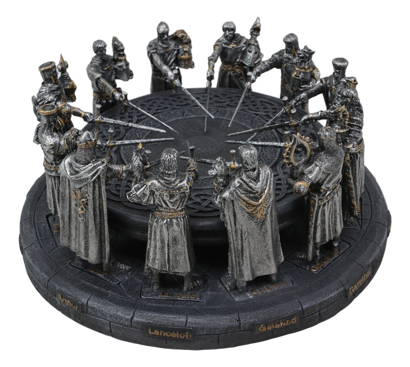 Ebros King Arthur and The Knights of The Round Table Decorative Statue 11" Wide