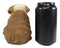 Ebros Lifelike Sitting Adorable Bulldog Puppy Dog Figurine 5"H Pet Pal Puppies
