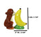 Rainforest Ape Monkey Loves Yellow Banana Salt And Pepper ShakerS Ceramic Set