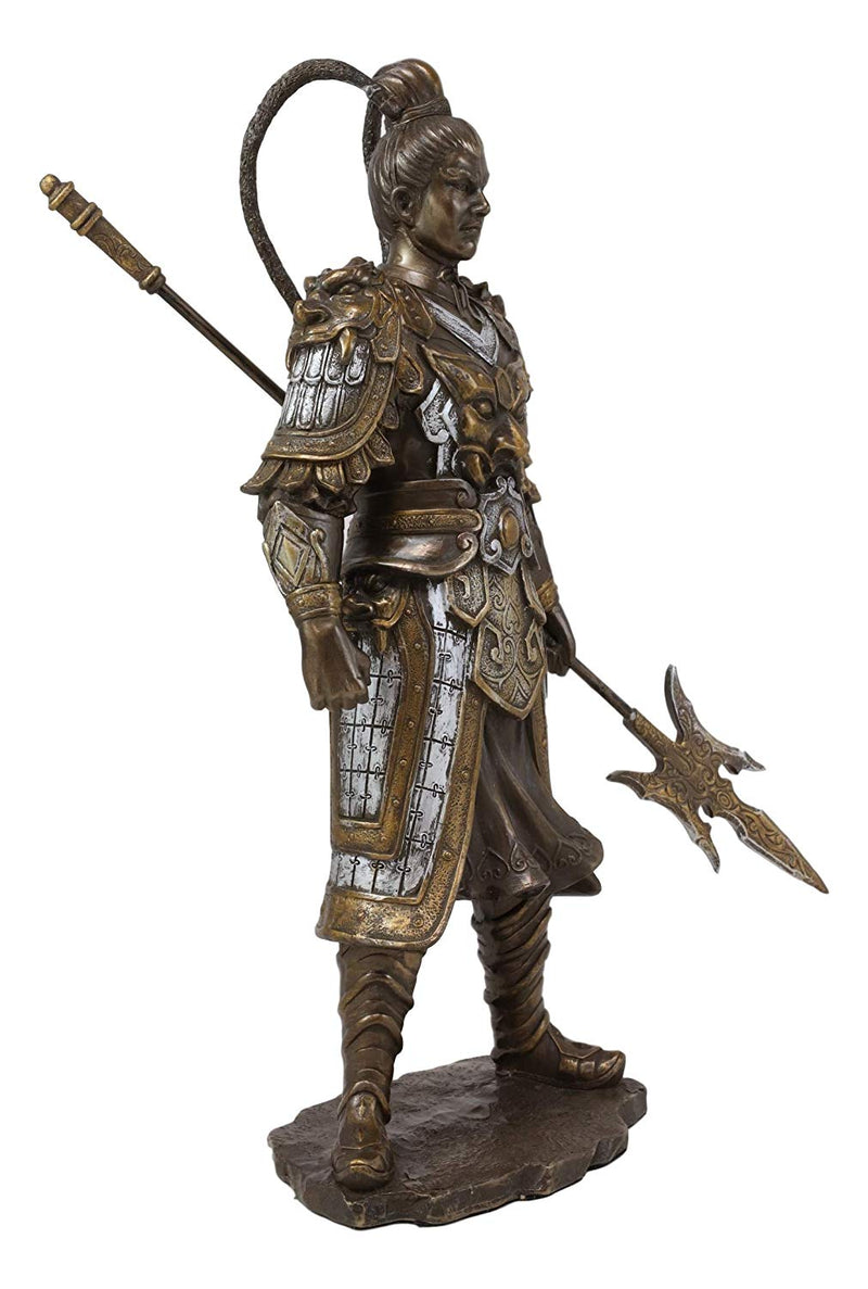Ebros Gift Formidable Rogue Warlord Warrior Hero Flying General Lu Bu Statue 12.25" Tall Romance of The Three Kingdoms Han Dynasty Character Collectible Figurine