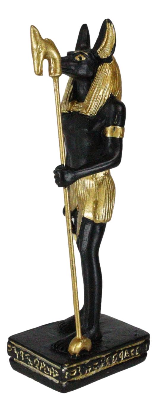Egyptian God Of The Dead Mummy Anubis Dollhouse Miniature Statue Gods Of Egypt