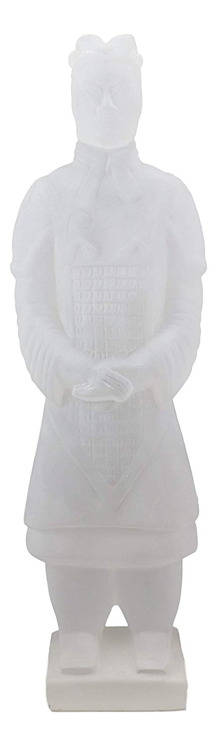 Ebros Ancient Chinese Qin Dynasty Emperor Terracotta Army Soldier Statue 17" H  Figurine