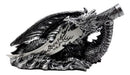 Mythical Flame Fury Of The Bahamut Dragon Letter Opener Dagger With Base Statue
