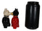 Kissing Chihuahua Dogs In Red And Black Pump Heel Shoes Salt And Pepper Shakers