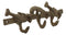 Ebros Cast Iron Nautical Cajun Creole Trio Lobster Pincers Wall Hooks Racks 9.75" Long Coastal Southwestern Rustic Vintage Hanger Wall Mount Coats Hats Keys Hook Decor Maine Crawfish Crayfish Boil