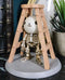 Unfortunate Lucky The Skeleton Pinched And Stuck Under A Ladder Figurine 4"H