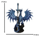 Ruth Thompson Blue Sea Blade Dragon Statue With Letter Opener Dagger Sword Decor
