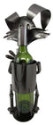 Ebros Whimsical Bunny Rabbit Holding Giant Carrot Metal Wine Bottle Holder Caddy