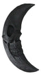 Wicca Occult Black Crescent Moon Skull Gothic Lunar Goddess Small Hand Mirror