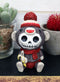 Ebros Furrybones Sock Munky Figurine in Stuffed Sock Monkey Costume 3 Inch Tall