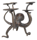 Giant Creature Kraken Octopus Penta Candleholder Home Decor Made of Aluminum
