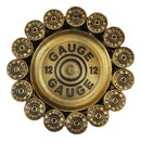 Rustic Western Shotgun 12 Gauge Bullet Shells Round Cigarette Ashtray Figurine
