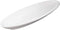 Contemporary Sleek Style White Porcelain Oval Plate Serving Platter 16"L 3 Pack