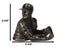 Ebros Focus Home Run Batting Baseball Player Wine Holder Statue 9.5" Long