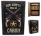Ebros Gift Western Dual Revolver Gun Carry Rule Secret Safe Book Shaped Multiple Keys Decorative Storage Organizer