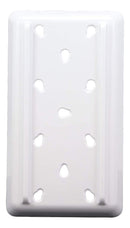 Ebros White Neta Zara Sushi Sashimi Plate With Drip Holes 8.75"L x 5"W PACK OF 2