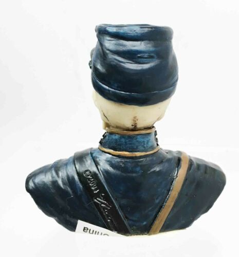 Union North Army Civil War Skeleton Skull Bust Figurine Sculpture Soldier
