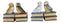 Wisdom Of The Forest Bibliography Owls Sitting On Books Figurine Owl Set Decors