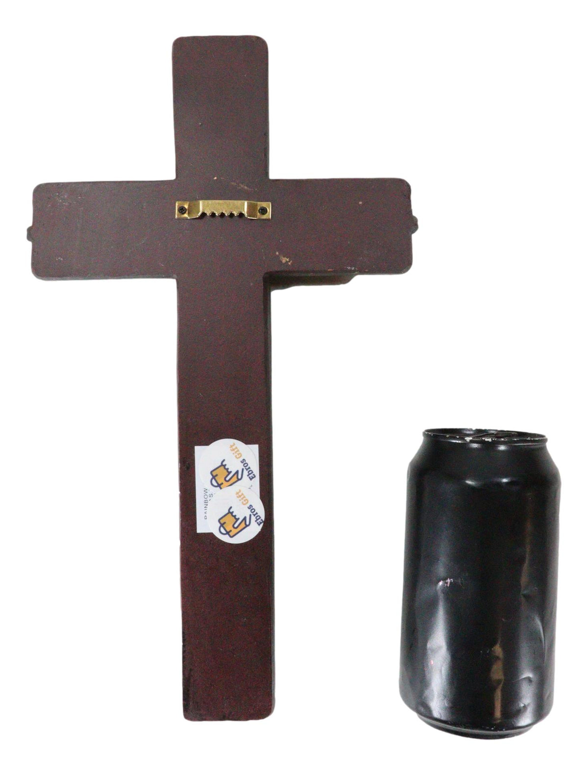Rustic Western Turquoise Gems Silver Conchos Tooled Leather Wall Cross Decor - Ebros Gift