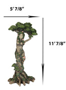 Greenman Tree Woman Gaia Dryad Ent Native Earth Goddess With Canopy Figurine