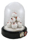 Occult Wicca Witchcraft Eyeballs Mound of Eyes In LED Light Cloche Glass Dome