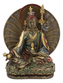 Ebros Tibet Buddhism Meditating Buddha Amitabha Guru Rinpoche Padmasambhava Statue 6" Tall Home Altar Zen Feng Shui Altar Decoration Housewarming Decor Sculpture