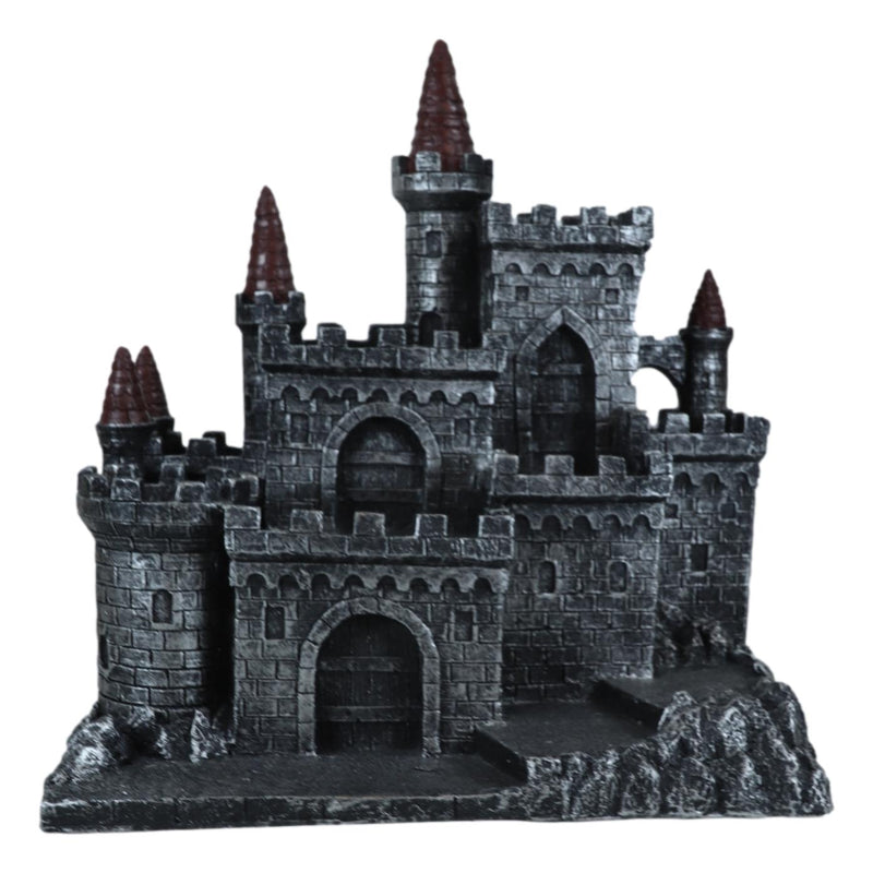 Medieval Middle Ages Castle Fortress Figurine Statue For Miniature Display Stand
