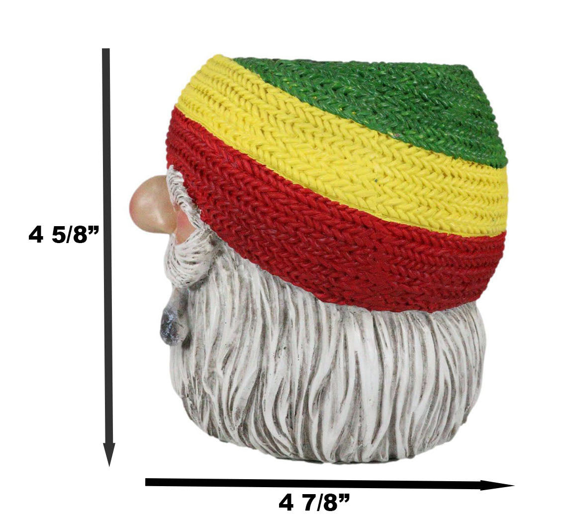 Whimsical Smoking Rastafarian Reggae Gypsy Gnome Stationery Pen Holder