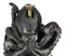 Ocean Marine Octopus Kraken On Steampunk Divers Helmet Incense Cone Burner