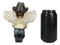 Rustic Western Cowgirl Angel Wearing Hat And Jean Praying On Her Knees Figurine