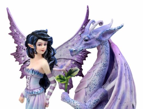 Amy Brown Romantic Twilight Dragon Courting Fairy Figurine Dragons Are Romantic