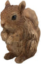 Ebros Standing Chipmunk Squirrel Resin Statue 6.25" Tall Faux Driftwood Finish