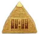 Egyptian Tomb Golden Pyramid Of Deities Gods Jewelry Ornament Box Figurine