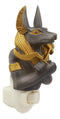 Ebros Ancient Egyptian Anubis Decorative LED Wall Plug In Night Light